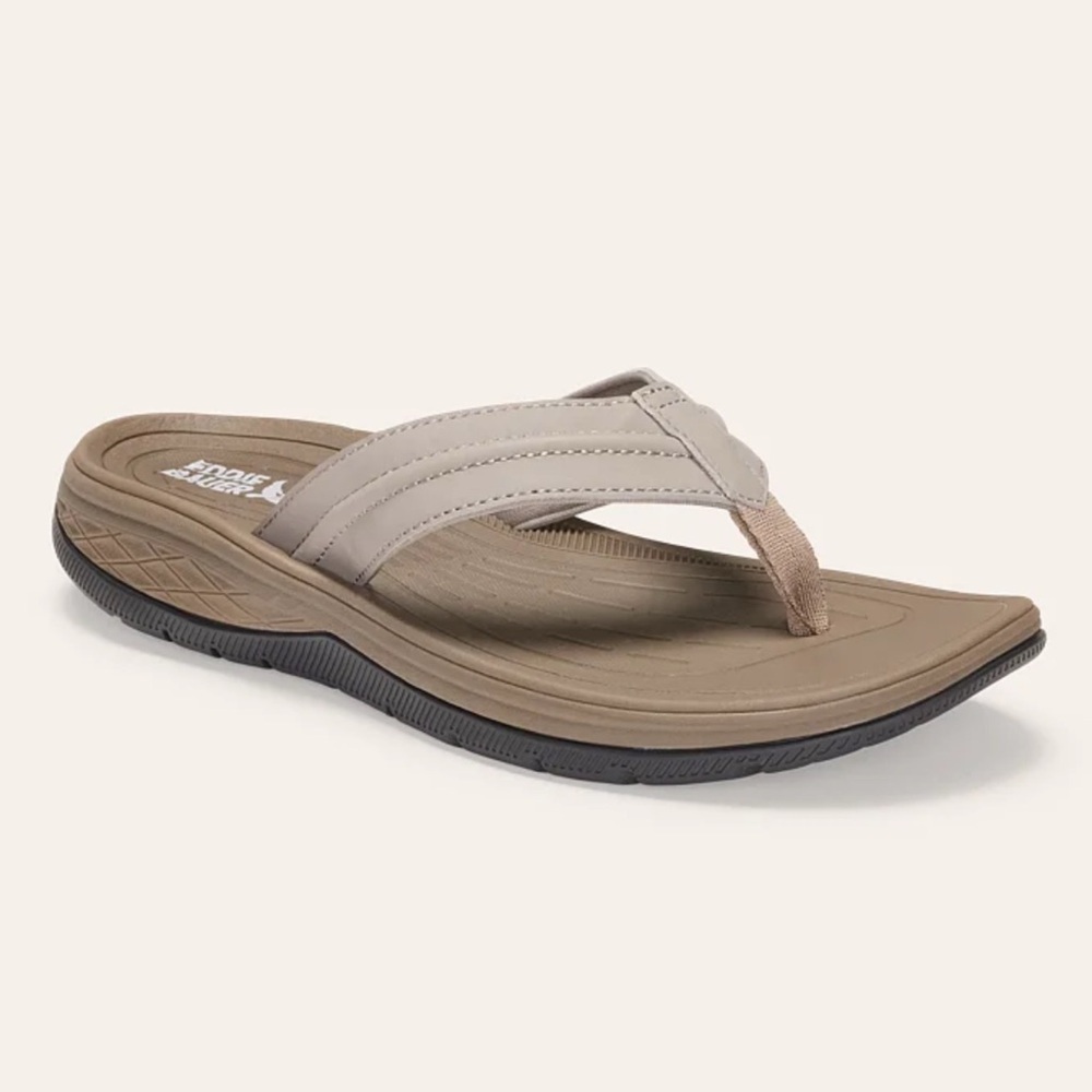 Mens Break Point 2 Flip Flops Sandals Mushroom Comfy Walking Summer Size 10 NWT - Picture 2 of 11